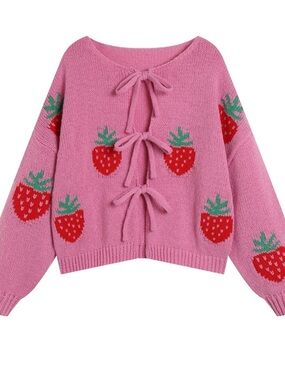 Strawberry Sweater Size M🍓